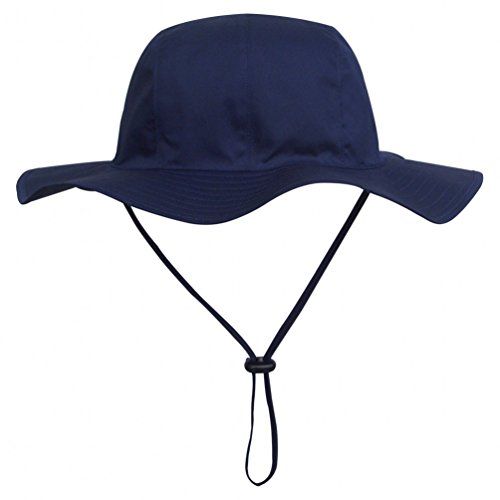 Ubbetter Unisex Child Wide Brim Sun Protection Hat Adjustable Head Size,50+ UPF Cotton (Size M/2Year | Amazon (US)