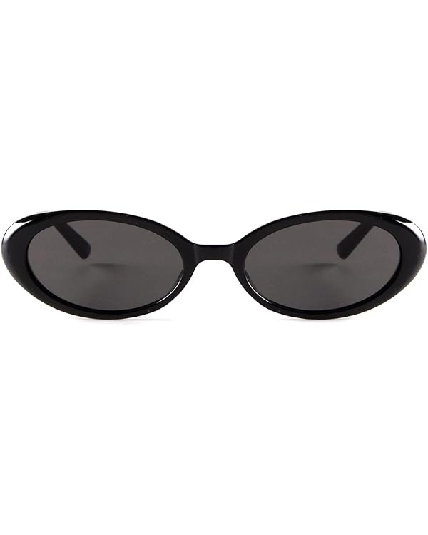 JUDOO Tiny Small 90s Sunglasses for Women Men Retro Oval Tinted Glasses | Amazon (US)