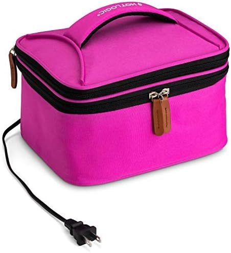 HotLogic 16801169-PK Food Warming Tote Lunch Bag Plus 120V, Pink | Amazon (US)