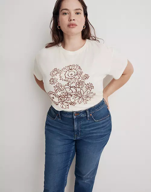 Plus Graphic Softfade Cotton Oversized Tee | Madewell