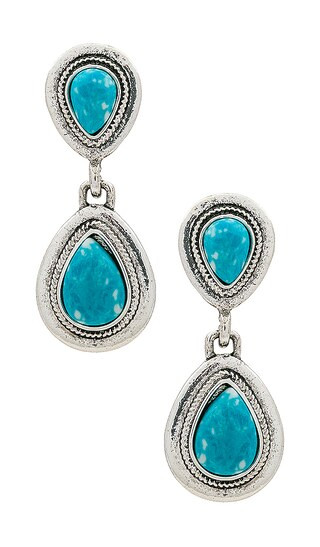 Oakley Earrings in Silver | Revolve Clothing (Global)