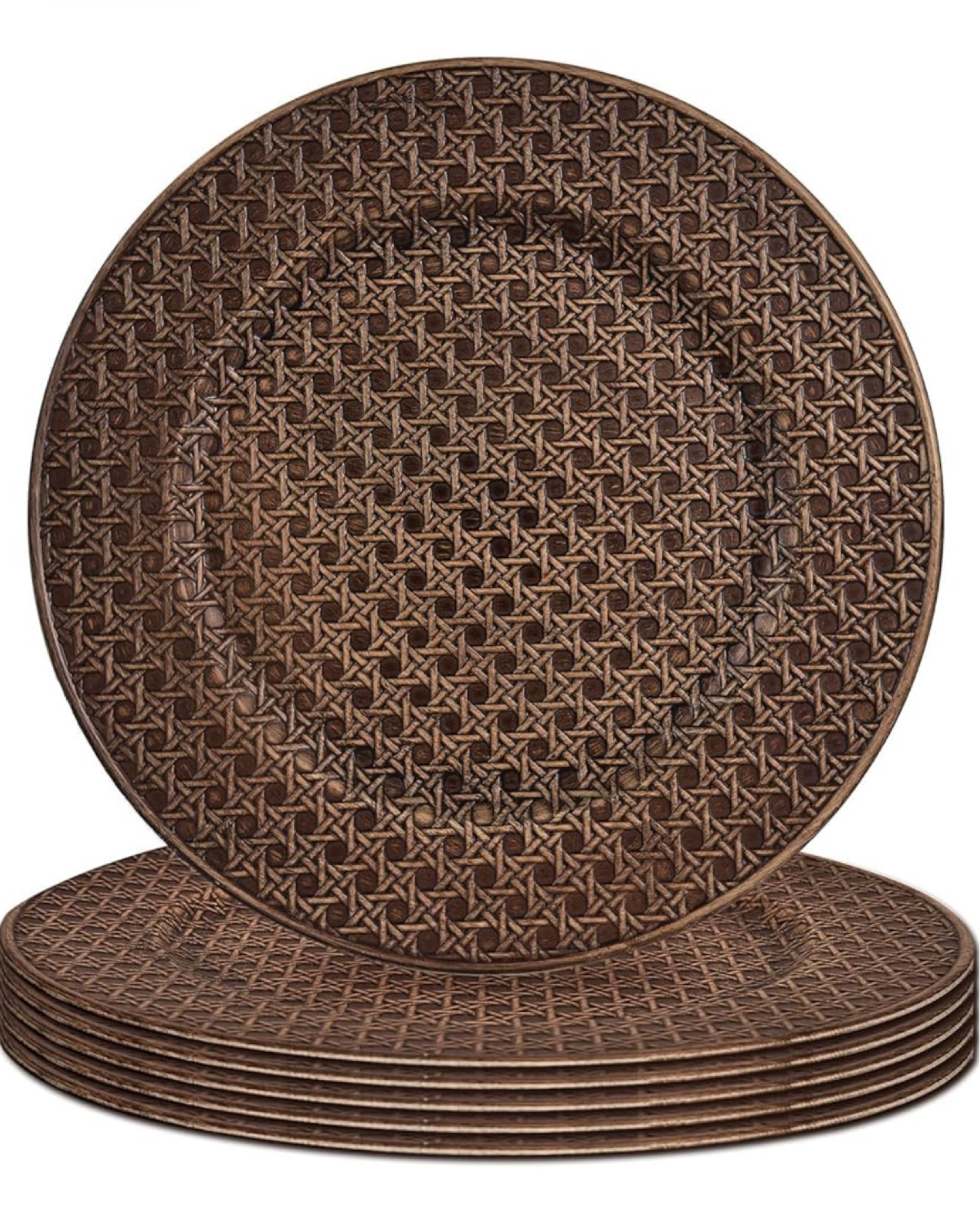 Just got these in for Thanksgiving and I love them! These will be beautiful for summer bbqs too. They are heavy duty plastic and very sturdy but have a beautiful look of rattan. 

#LTKSeasonal #LTKhome #LTKHoliday