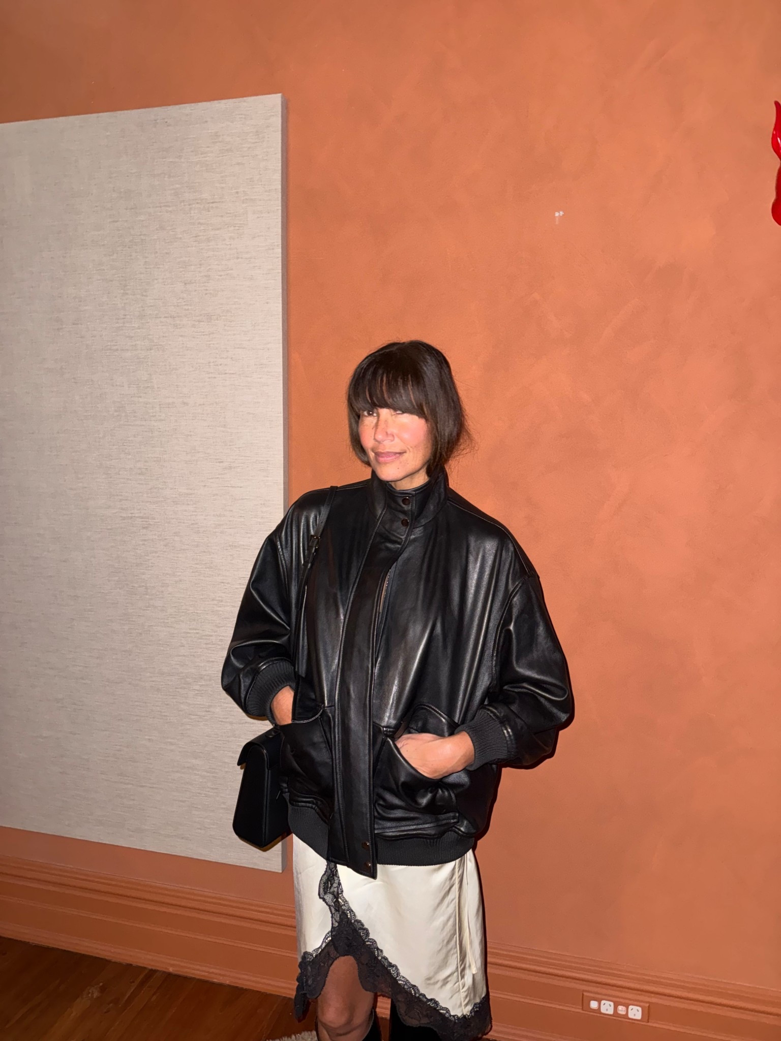 Obsessed about the jacket of the season which is : the leather bomber. Even better the funnel neck leather jacket which is a key style. I’ve paired it back with a lace trim skirt to give it a more feminine look and boots. Wear the jacket with barrel leg denim jeans on the weekend or pair a silk cami with the skirt to maximise cost per wear, I’m wearing size 8 here. Jacket is oversized. 

#LTKstyletip #LTKaustralia #LTKautumn