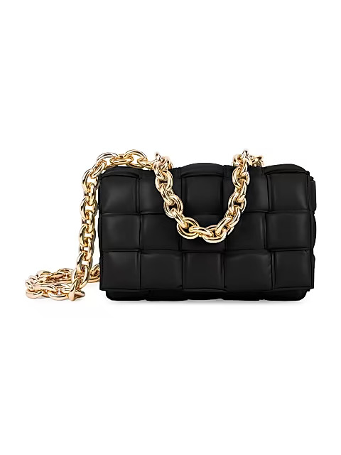 The Chain Cassette Padded Leather Shoulder Bag | Saks Fifth Avenue