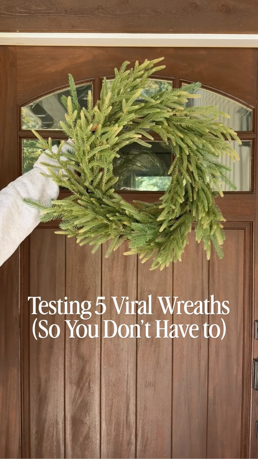 Choosing the perfect holiday wreath can be a tough decision — especially with all the options available right now! I rounded up 5 of my favorite faux wreaths and tested them out on my front door. Which is your fave? ✨

#LTKSeasonal #LTKHome #LTKFindsUnder100
