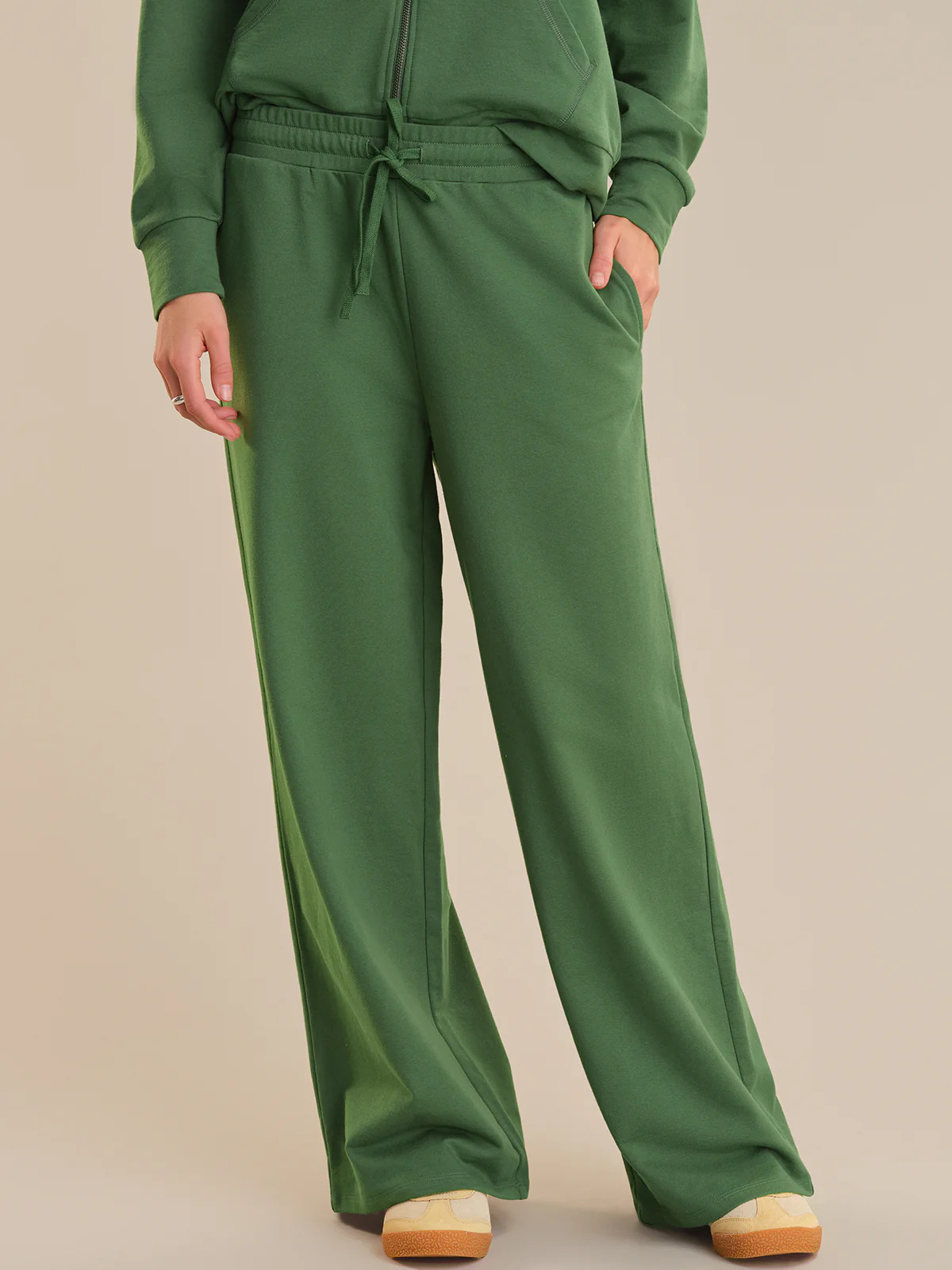 89th & Madison French Terry Wide Leg Pants | 89th + Madison