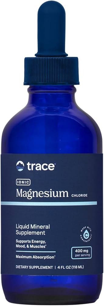 Trace Minerals Ionic Magnesium - Liquid Ionic Magnesium to Support Immune, Brain & Heart Health -... | Amazon (US)