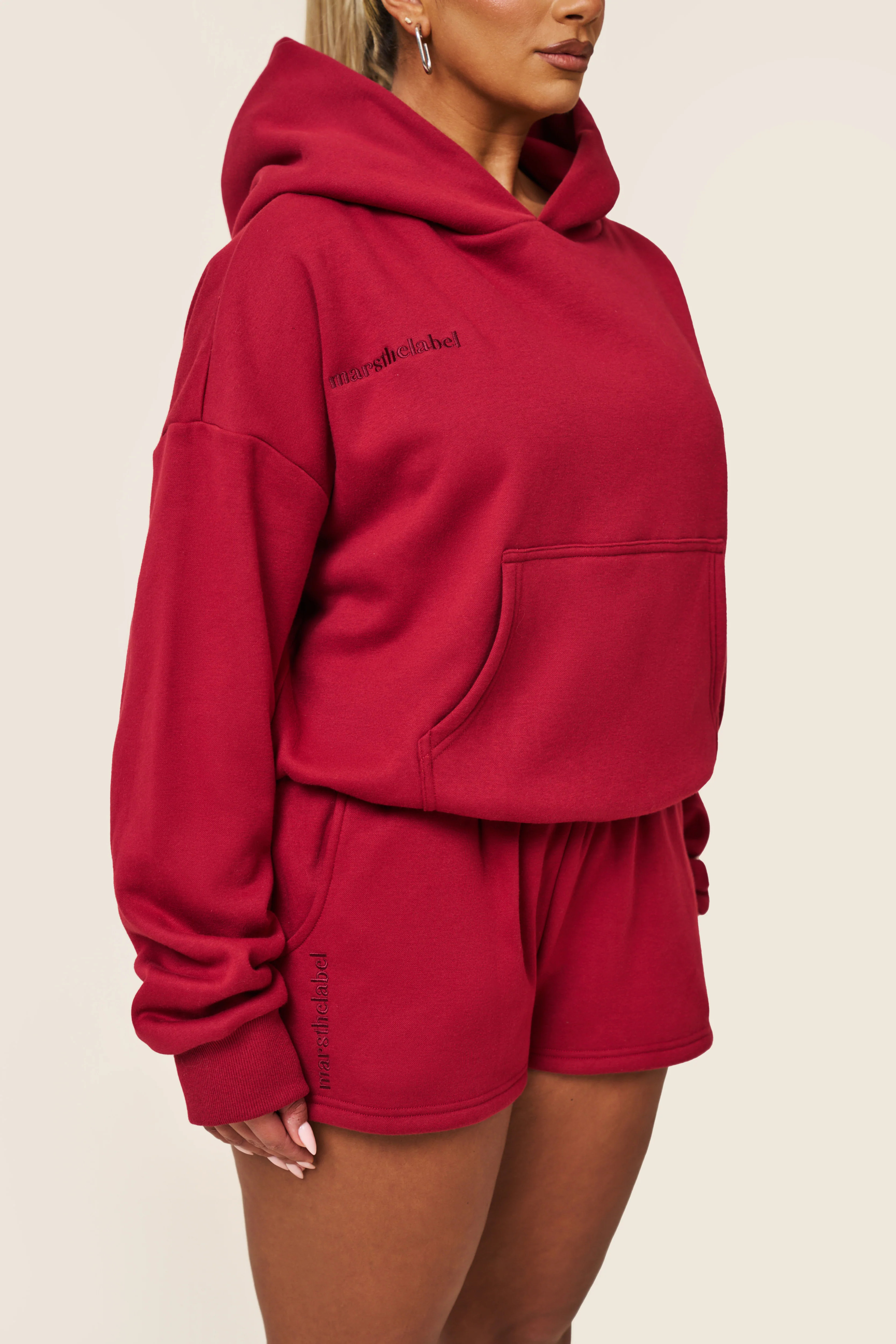 The Classics Hoodie - Red | Mars The Label