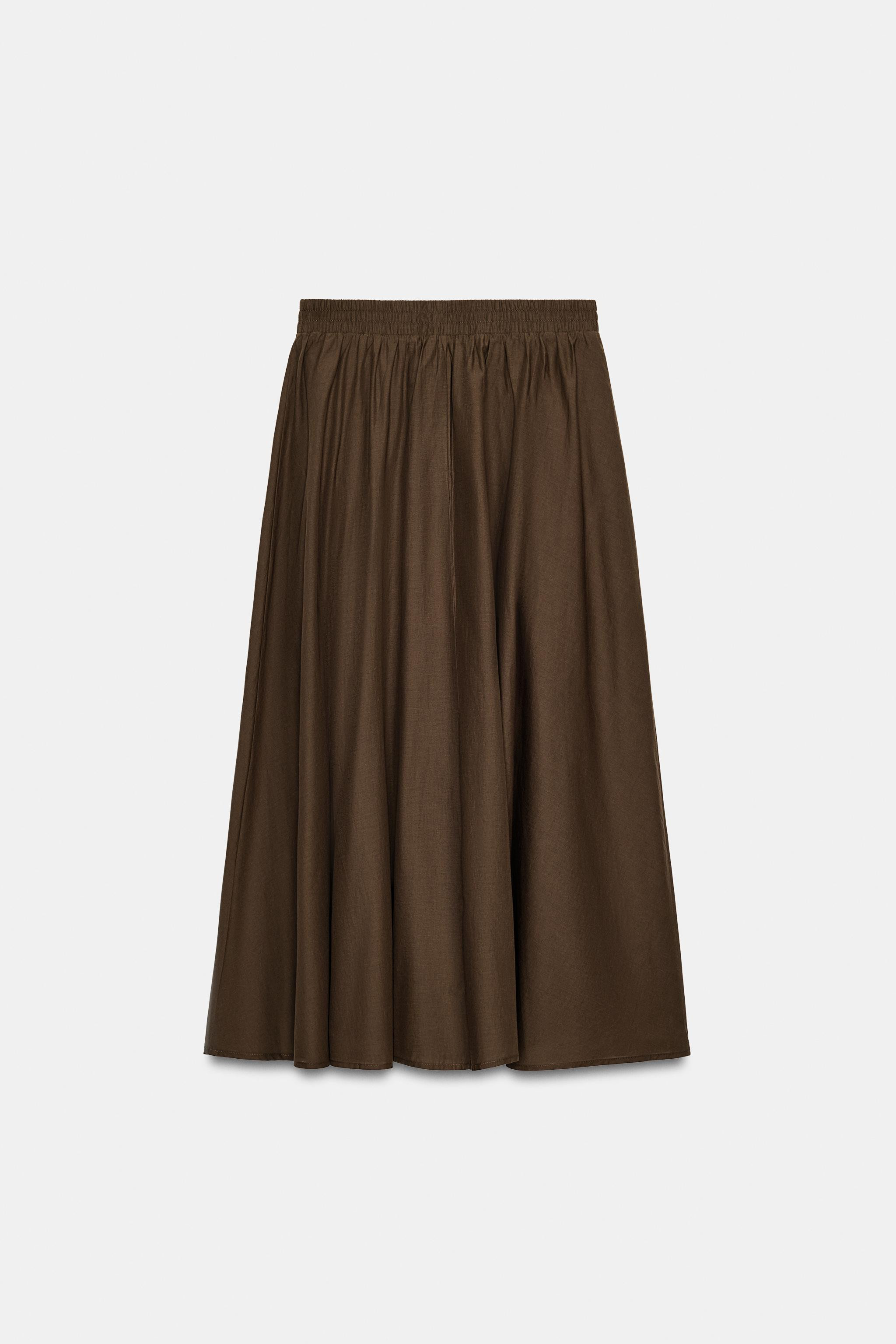 LAYERED MIDI SKIRT | Zara Canada