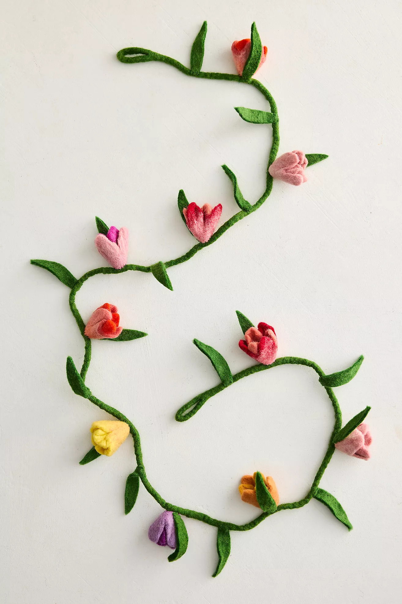 Tulips Felt Garland | Anthropologie (US)