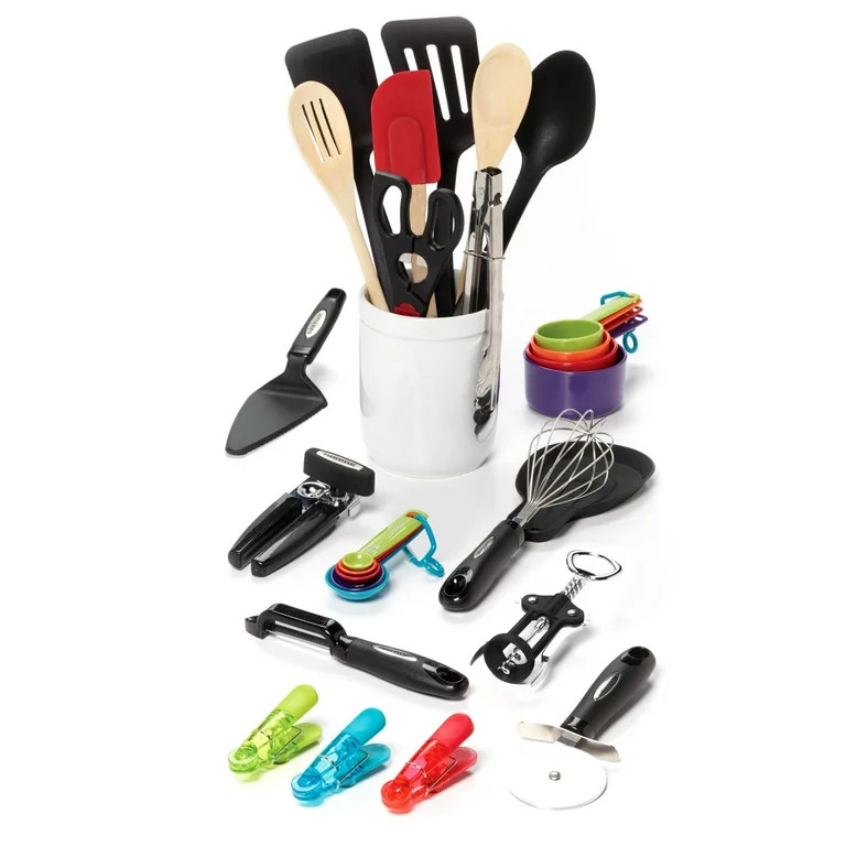 Farberware 28-piece Kitchen Utensil & Gadget Set in Assorted Colors | Walmart (US)