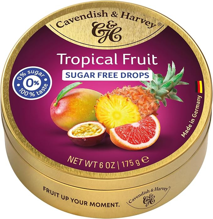 Cavendish & Harvey Bala Ale Sugar Free Drops Sabor Tropical Fruit 175G | Amazon (BR)