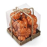 K&K Interiors 40869A-OR Box of 21 Assorted Sm Orange Gourds and Pumpkins | Amazon (US)