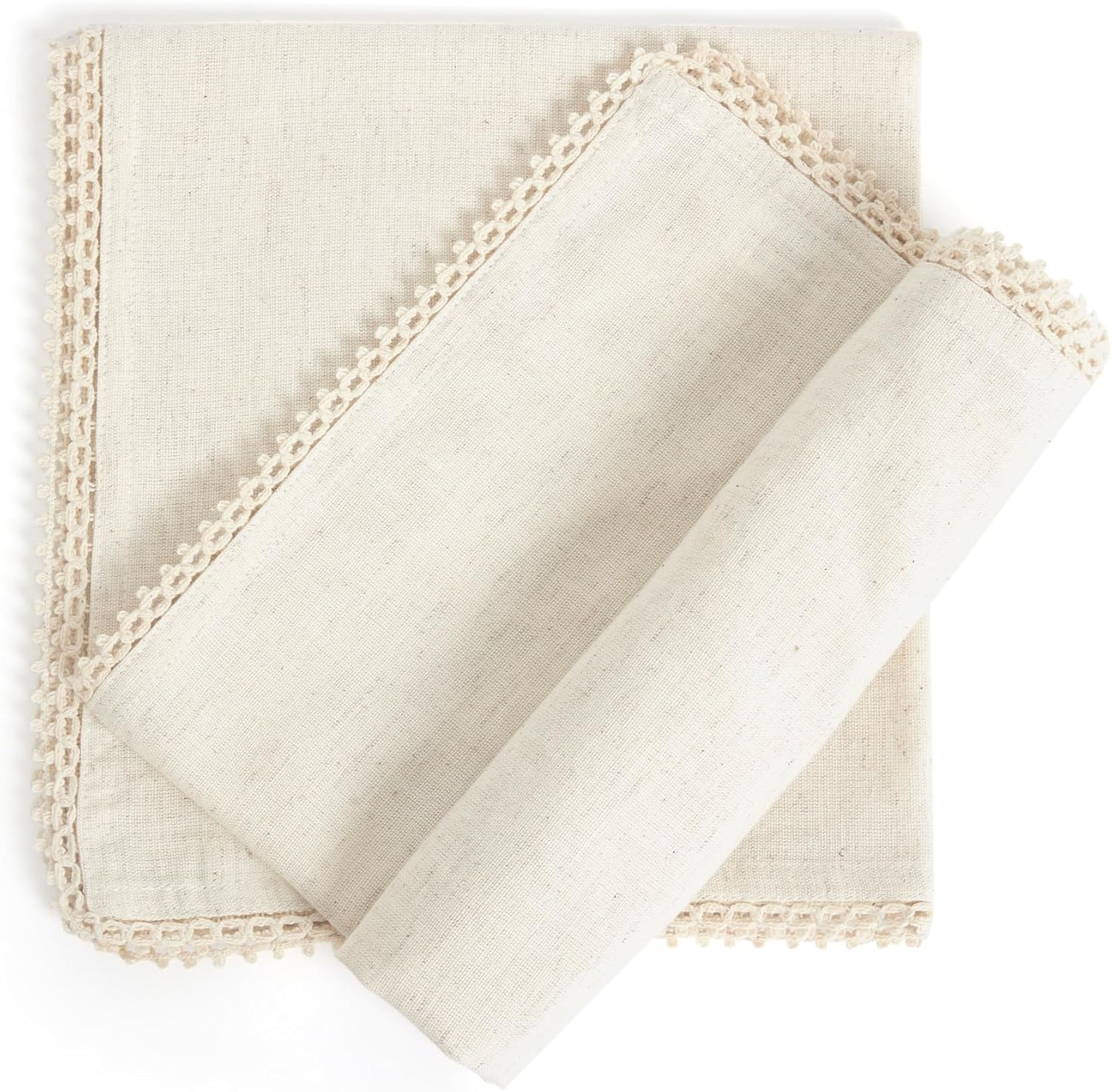 ACCENTHOME Natural Cloth Napkins Set of 6 18x18 inch Cotton Dinner Napkins - Washable Soft Premiu... | Amazon (CA)