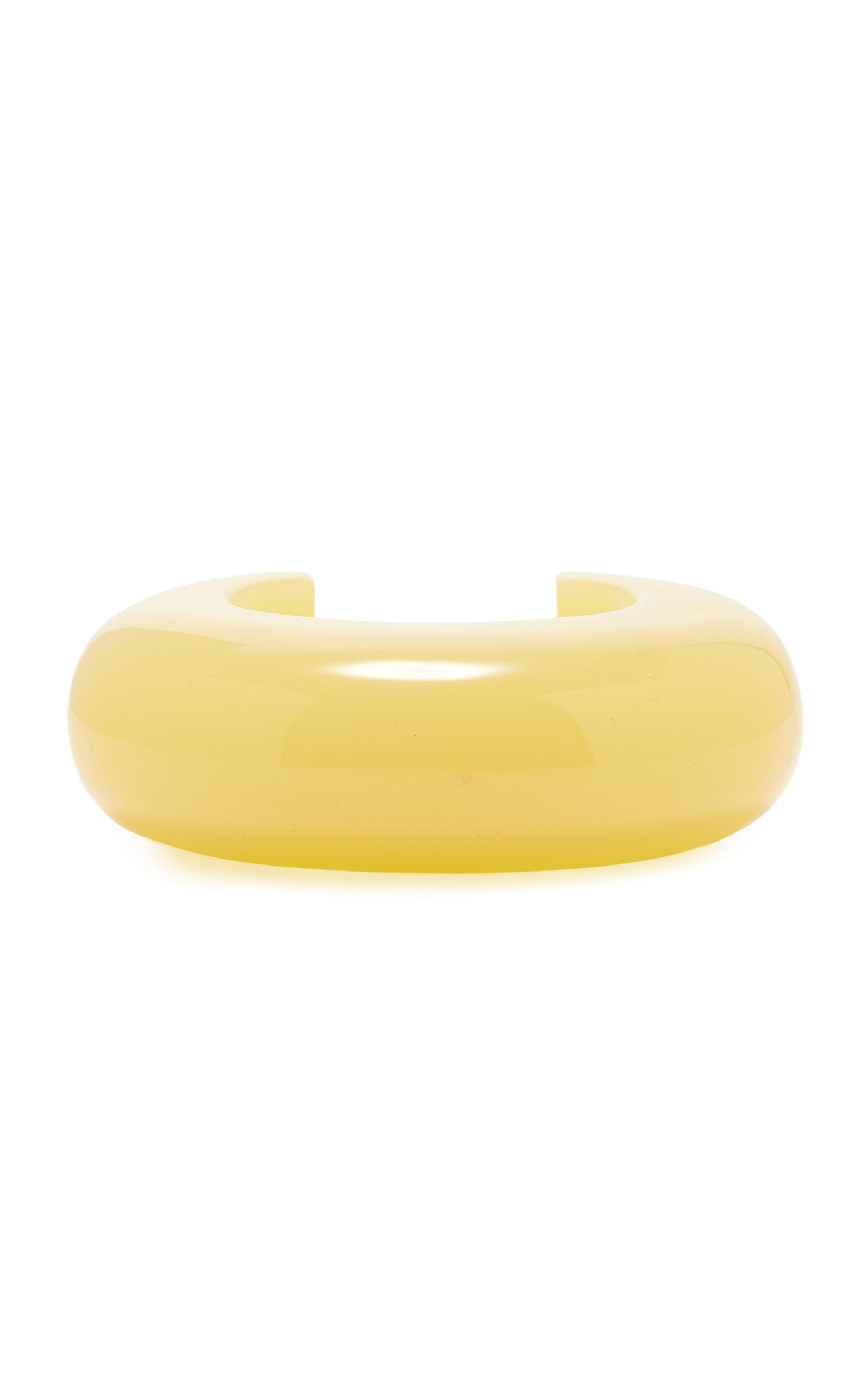Lizzie Fortunato - Arc Gold-Plated Resin Cuff - Yellow - OS - Moda Operandi - Gifts For Her | Moda Operandi (Global)