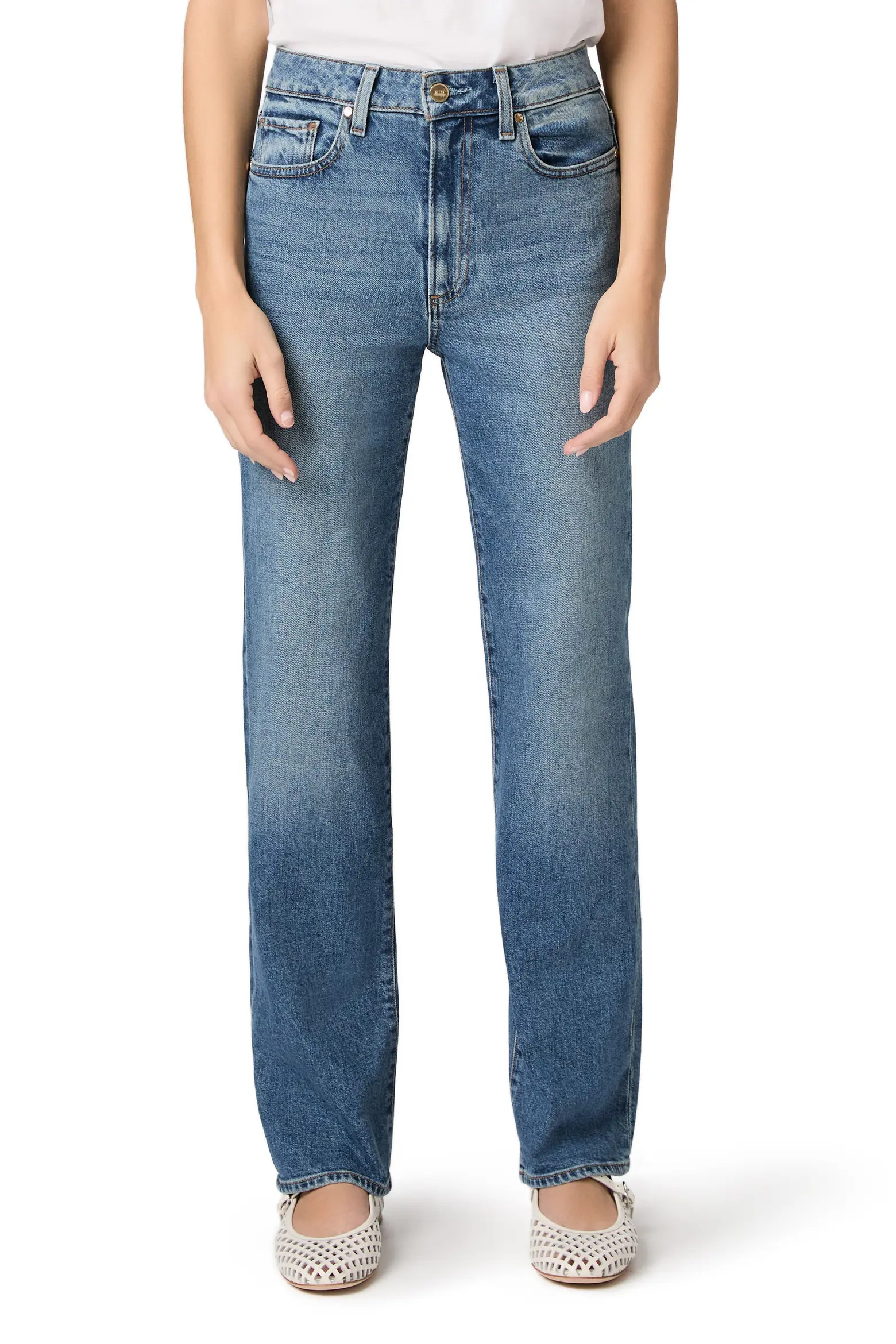 PAIGE Stevie High Waist Straight Leg Jeans (Women) | Nordstrom | Nordstrom