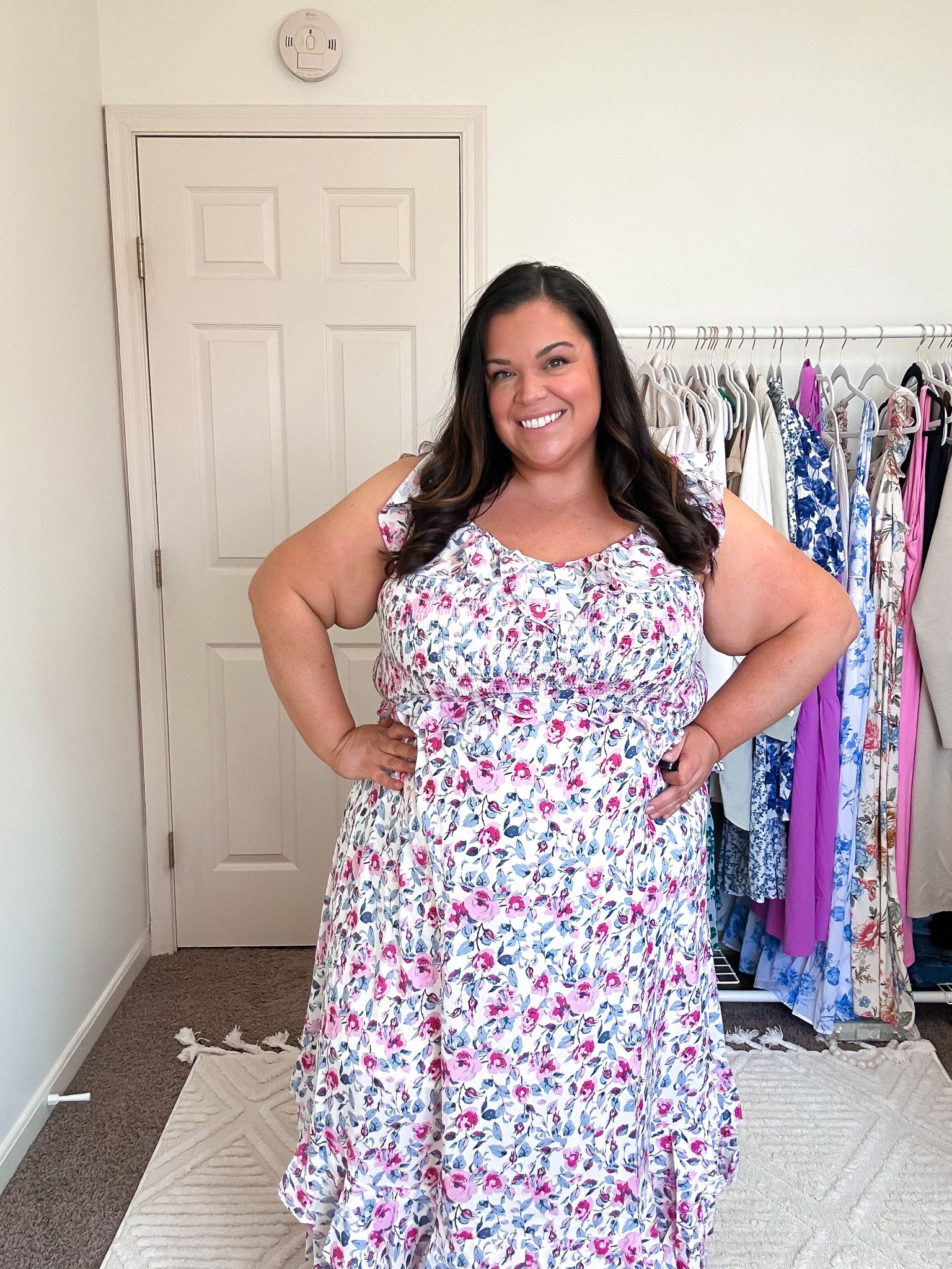 This floral Amazon dress is a stunner! I’m in the xxl and it fits true to size! Smocking in the back and ruffles all over sleeves and bust area

#LTKstyletip #LTKfindsunder50 #LTKplussize