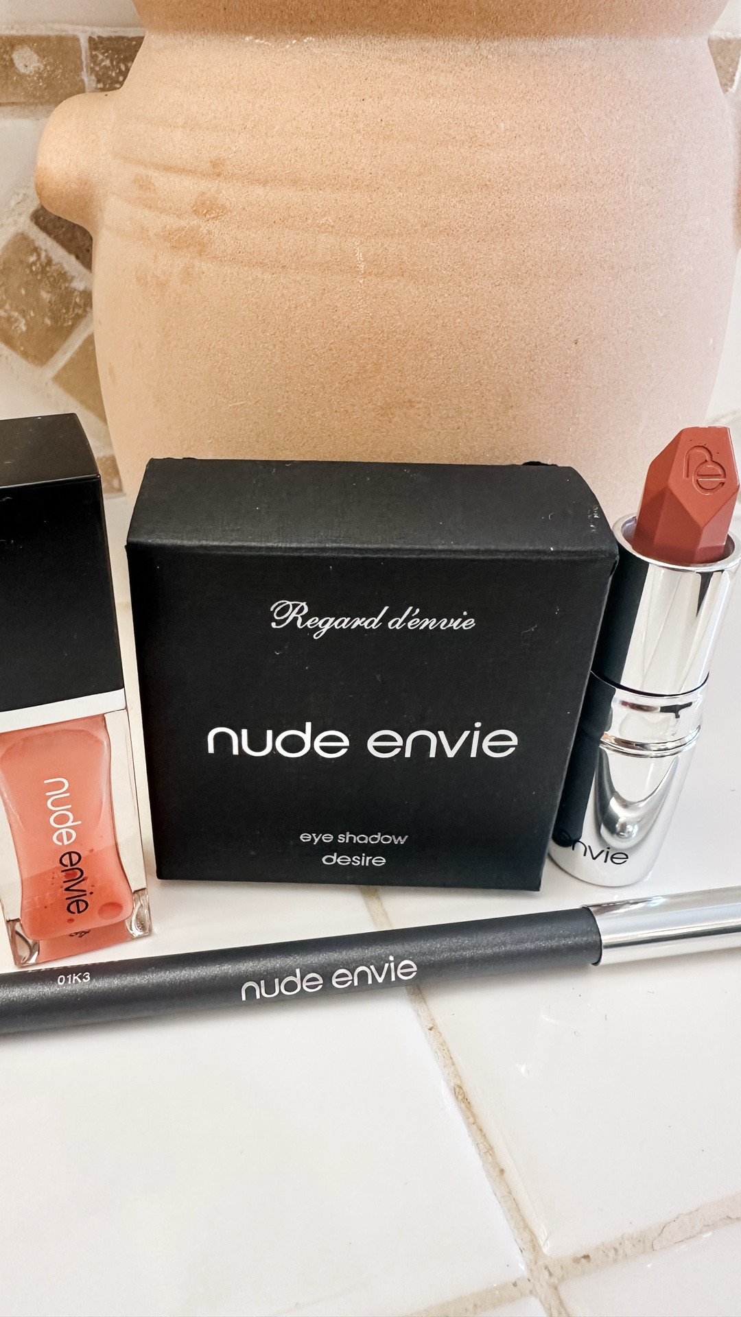 #ad
When it comes to my cosmetics, I am not usually a nude shade girly.  I am also not usually a lipstick girly. Nude Envie has changed my mind on both!  This is my new favorite lip combo.  The wood lip liner pencil glides on so smoothly, and the lipstick just melts into your lips.  Not heavy or sticky, the two work together like magic.  The color is beautiful and give the perfect nude lip.  If you are looking for your new go to lip color, you have got to check them out.

#LTKBeauty #LTKOver40 #LTKFindsUnder50