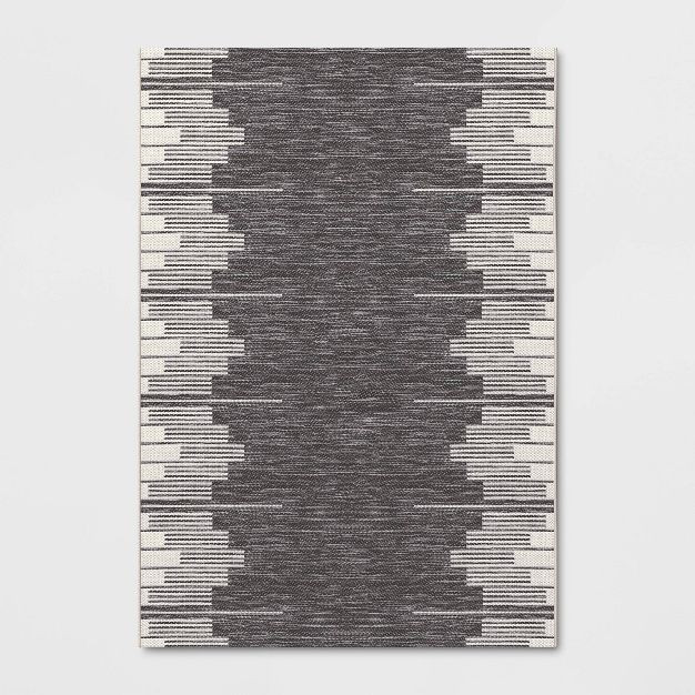 Graphic Steps Outdoor Rug Black - Project 62™ | Target