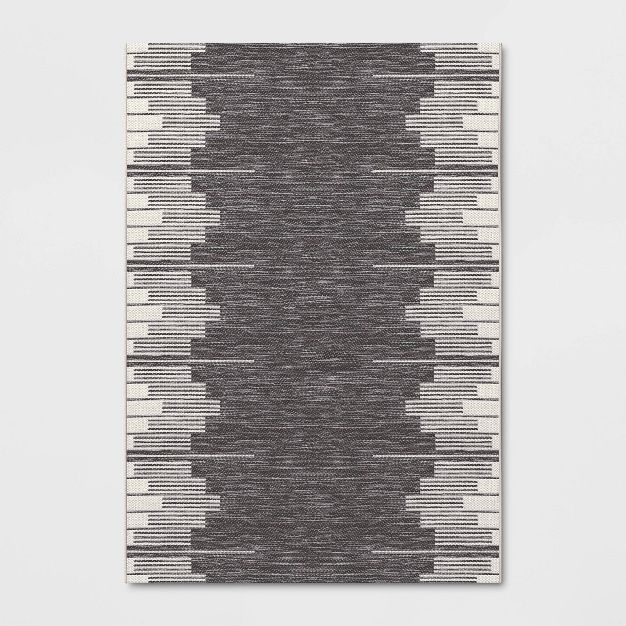 Graphic Steps Outdoor Rug Black - Project 62™ | Target