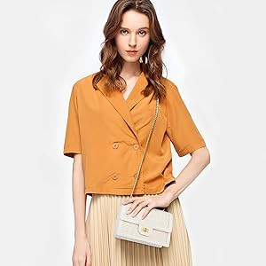 KKXIU Women Straw Crossbody Bag Summer Shoulder Bag Beach Handbag Vegan Leather Purse | Amazon (US)