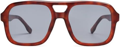 SOJOS Retro Aviator Sunglasses For Women Men Square Womens Square Sun Glasses SJ2355 | Amazon (US)