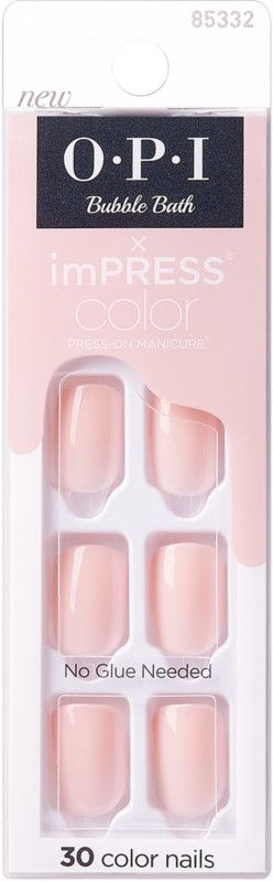 Bubble Bath imPRESS Color X OPI Press-On Manicure | Ulta