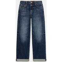 Zara - Z1975 Mid-Rise Cuffed Relaxed Fit Jeans - Blue - 25 (Ca 0) - Woman | Zara Canada