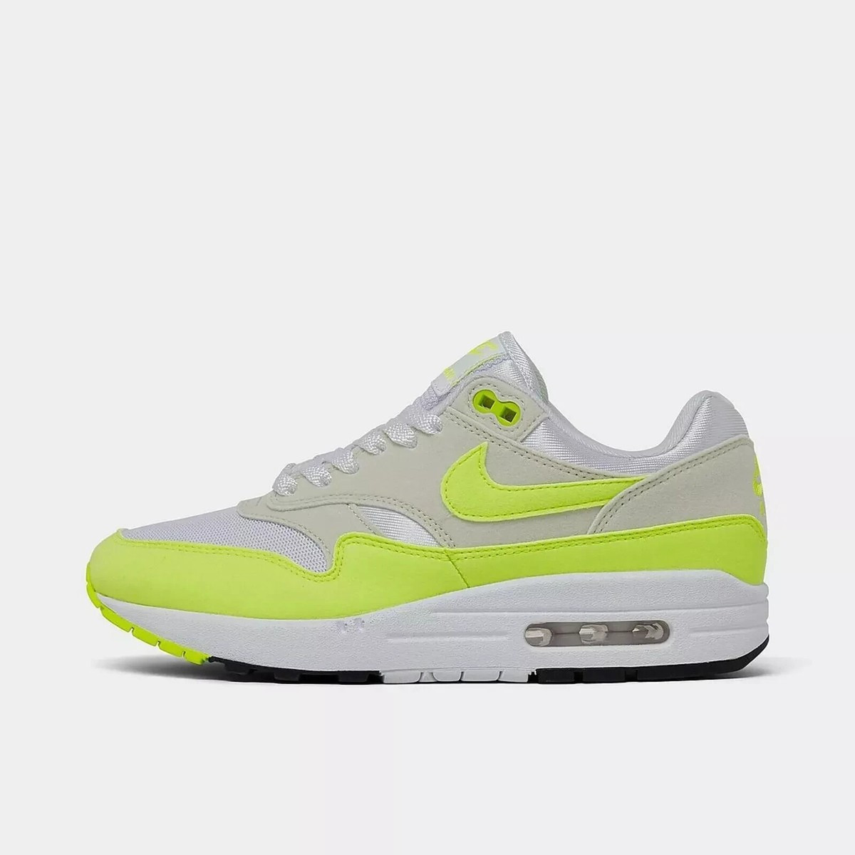 NEW WOMEN'S NIKE Air Max 1 White Volt DZ2628 100 SZ 7.5 | eBay US