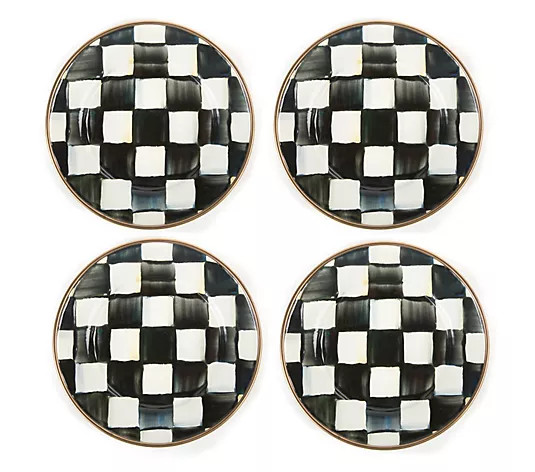 Make Your Selection: MacKenzie- Childs Set of 4 Appetizer Plates | QVC