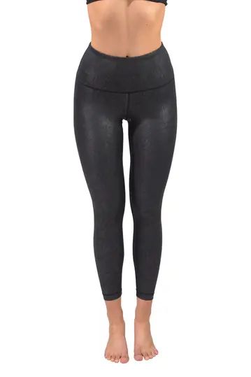 90 Degree By ReflexFaux Cracked Leather High Rise Ankle Leggings | Nordstrom Rack
