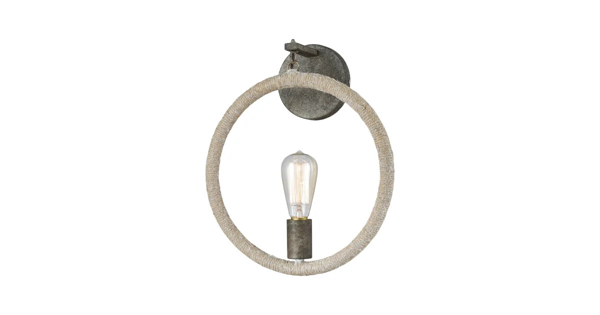 Elk Home D3865 Lasso Single Light 15" Tall Wall | Build.com | Build.com, Inc.