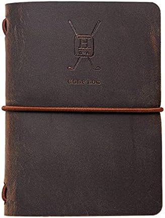 Handy Picks Leather Golf Log Book, Handmade n Refillable, Golf Log n Yardage Book Included | Amazon (US)