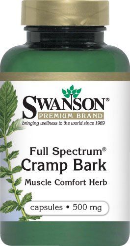 Swanson Full-Spectrum Cramp Bark Supplement - Natural Herbal Supplement Promoting Muscle Support for Women's Health - (60 Capsules, 500mg Each) | Amazon (US)