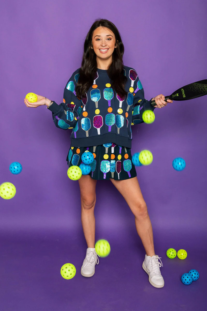 Pickleball Sweatshirt | Queen of Sparkles