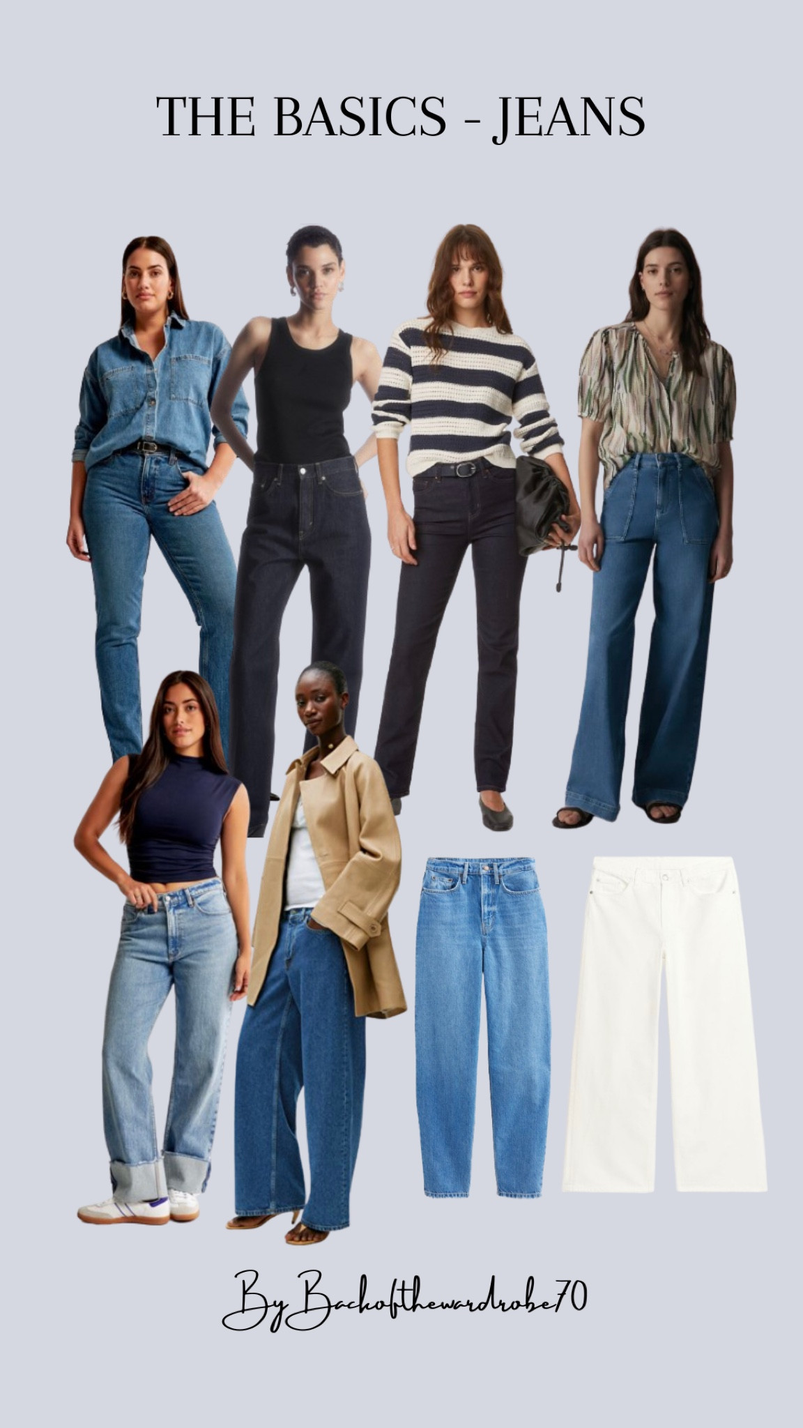 The Basics - Jeans ✨
My Spring Basics have a mix of straight leg, wide leg and loose fit jeans. A lighter look with mid wash and white jeans. 

Spring outfits 
Summer outfits 

#LTKeurope #LTKstyletip #LTKSeasonal