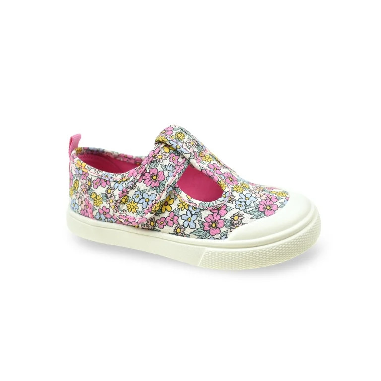 Wonder Nation Toddler Girl T-Strap Shoe | Walmart (US)