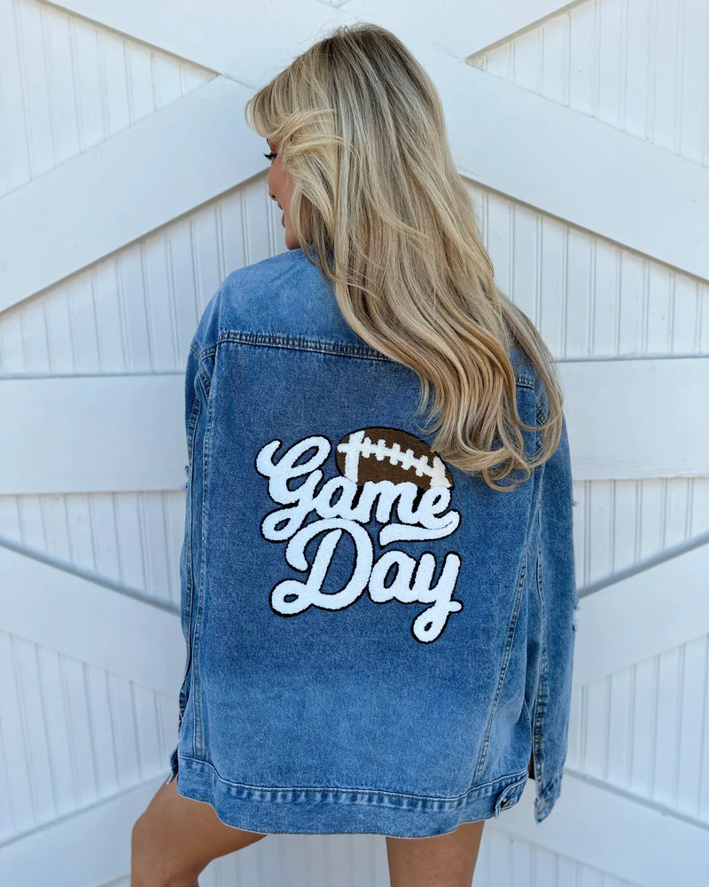 Denim Jacket (6 Colors To Choose From) (Ship date: 11/1) | Live Love Gameday®