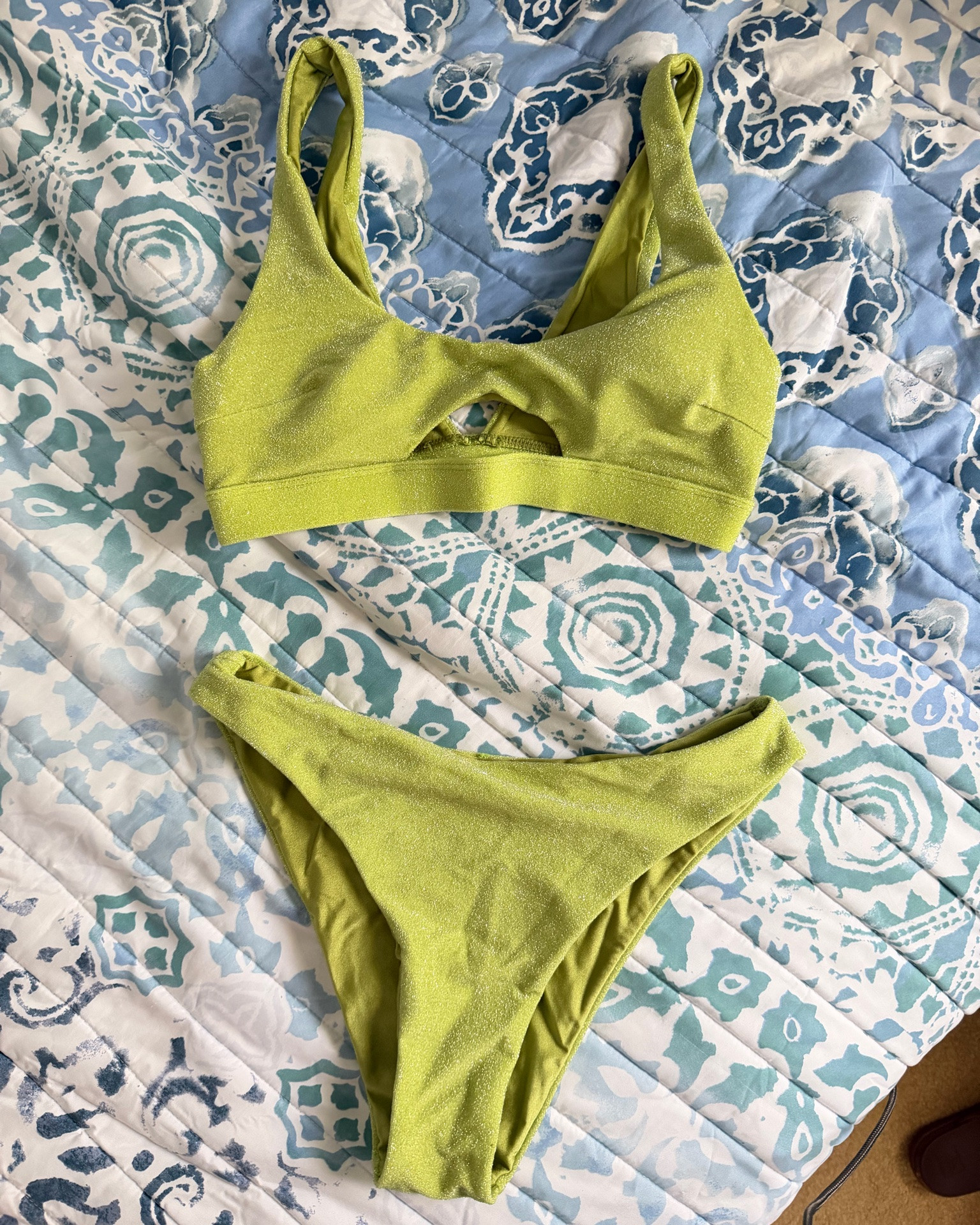 Beach day ready ☀️ This sparkly bikini has been a favorite for years and the fit is still so good. My exact color is no longer available, but the same suit is linked in the colors currently available! Finished the look with easy beach accessories and my favorite little jewelry details. 💕

Bikini: Small
Shorts: Small
Sandals: Size 8
Toe rings: Linked
Bracelet: Older, similar option linked
Hair clip: Linked
Favorite face sunscreen: Linked

Everything available is linked below! 💕

#LTKSeasonal #LTKSwim #LTKTravel