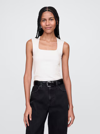 CloseKnit Jersey Square-Neck Top | Gap (US)