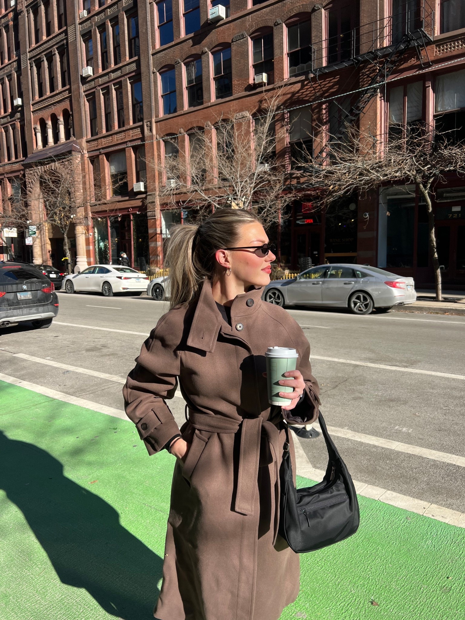This coat is stunning!! Fits true to size. I am 5’9 and this is a US size 6. #chicago #coat #trench #city 

#LTKdayinmylife #LTKWorkwear