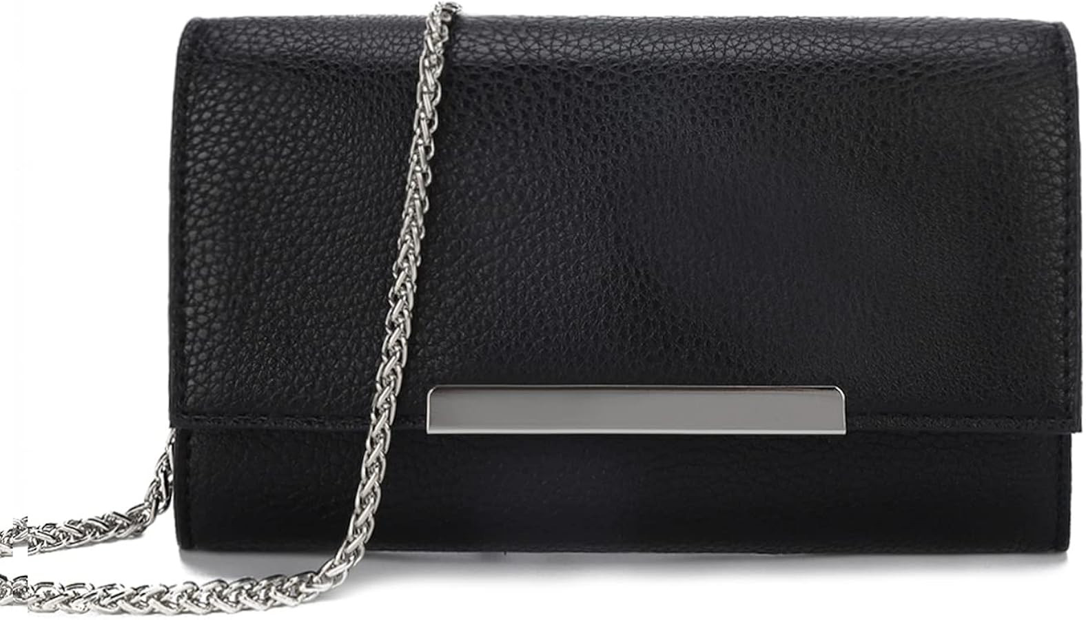 AFKOMST Small Clutch Purses for Women Formal Crossbody Evening Bag and Wristlet Handbags with Cha... | Amazon (US)