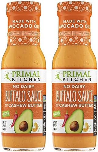 Primal Kitchen No Dairy Buffalo Sauce, Whole30 Approved, Certified Paleo, and Keto Certified, Pac... | Amazon (US)