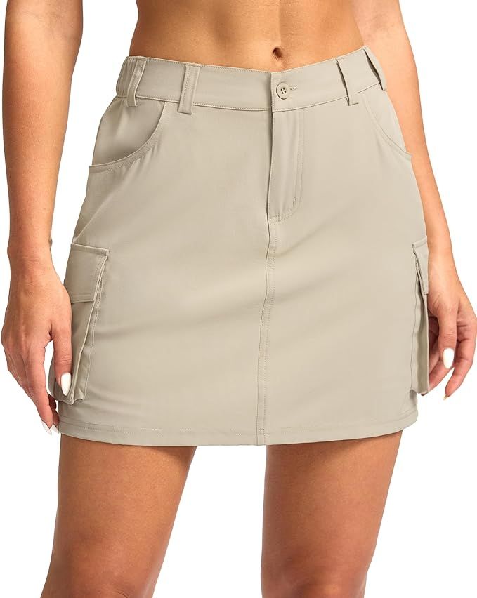 G Gradual Women's Skort 5 Pockets Cargo Skirt Golf Skirts Skorts Skirts for Women Casual Summer H... | Amazon (US)
