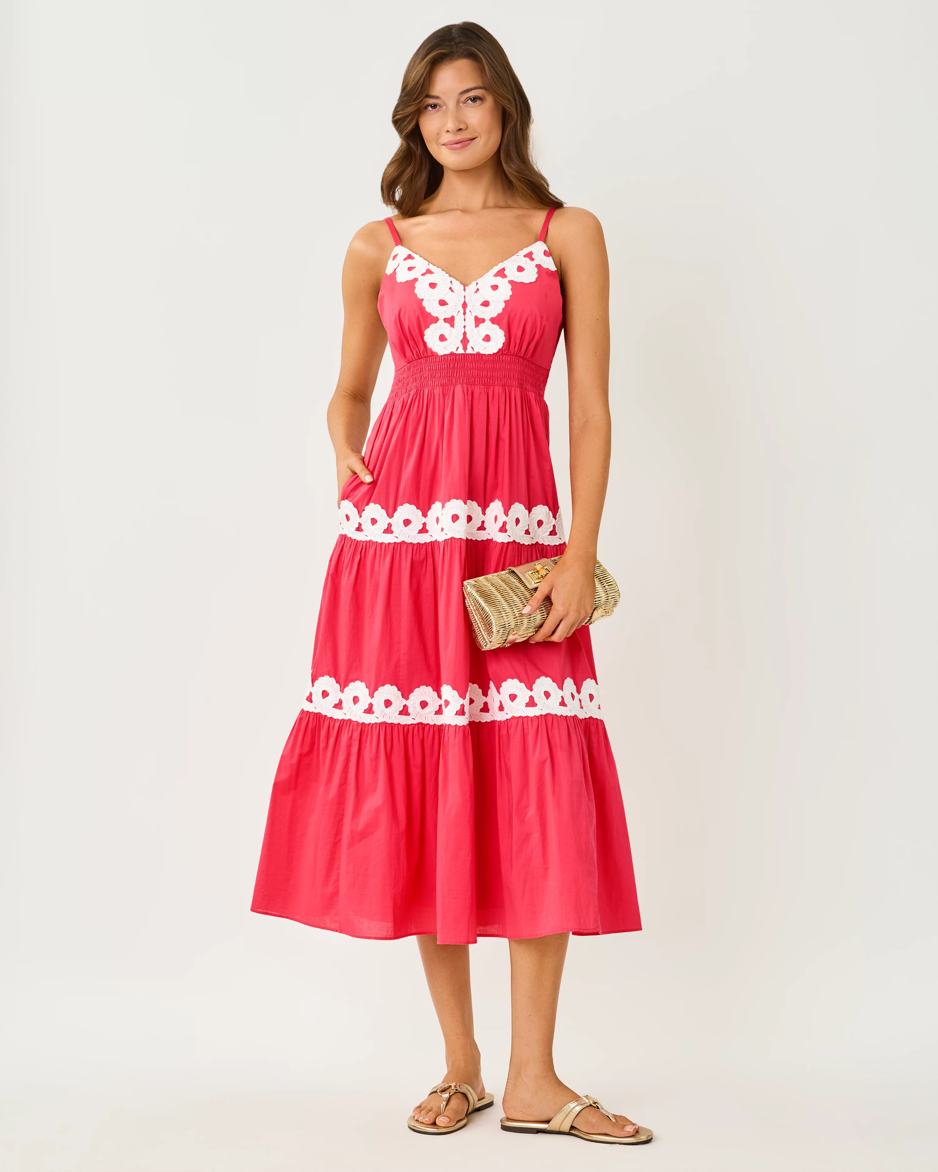 Zanna Cotton Midi Dress | Lilly Pulitzer