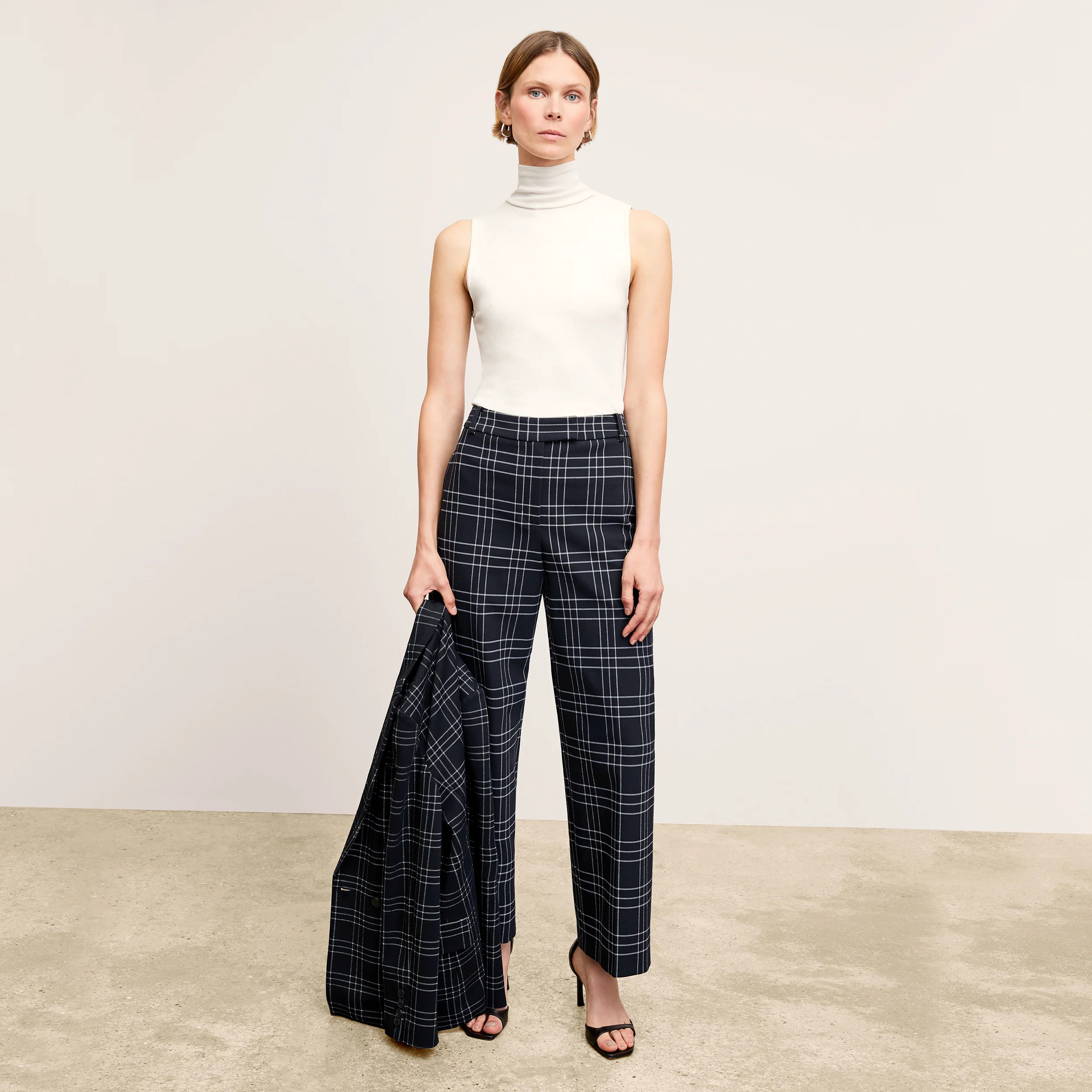 Jett Tank - Organic Ribbed Pima Cotton :: Ivory | MM LaFleur