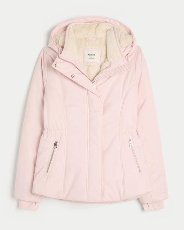 Women's Faux Fur-Lined All-Weather Jacket | Women's Jackets & Coats | HollisterCo.com | Hollister (US)