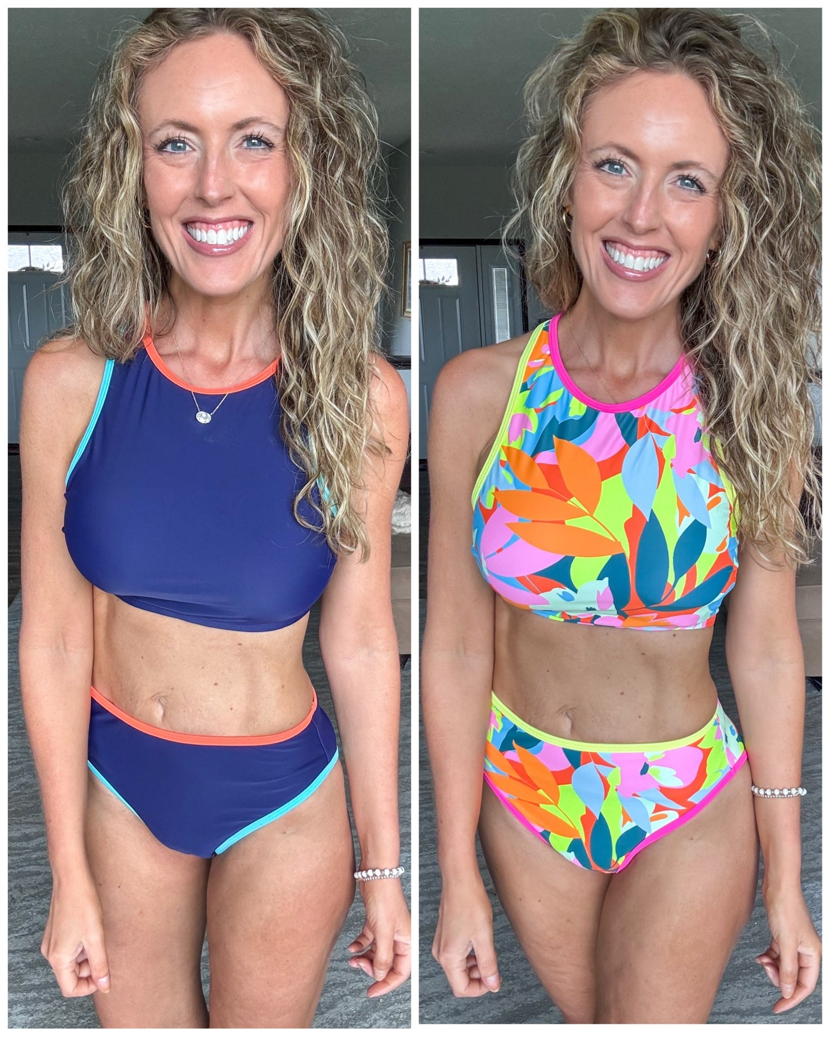 This high neck 2 piece swimsuit is my favorite bikini I have found so far this year! ☀️ The coverage is amazing and the color options are so, so good! 💙 Wearing a small.

As an Amazon Influencer I earn commission on qualifying purchases.

Mom approved swimsuit, neon 2 piece swimsuit, vacation vibes, lake life outfit inspo, high neck swimsuit, resort wear, comfortable swimwear, navy blue swimsuit, Amazon swimwear

#LTKTravel #LTKSwim #LTKmomlife