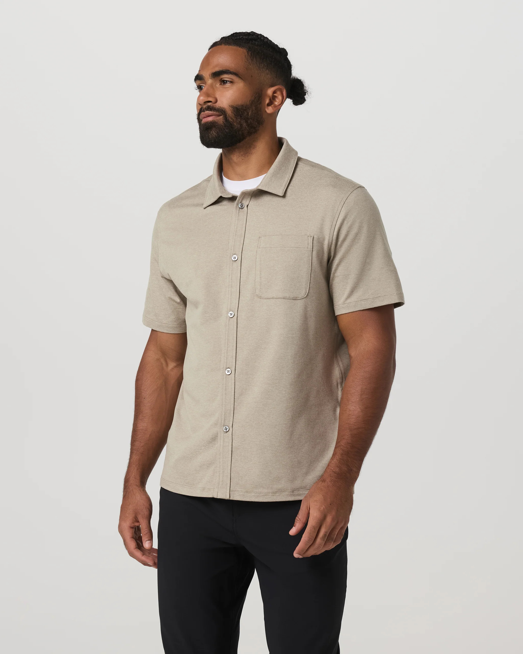Short Sleeve Ponto Button Down Shirt | Vuori Clothing (US & Canada)