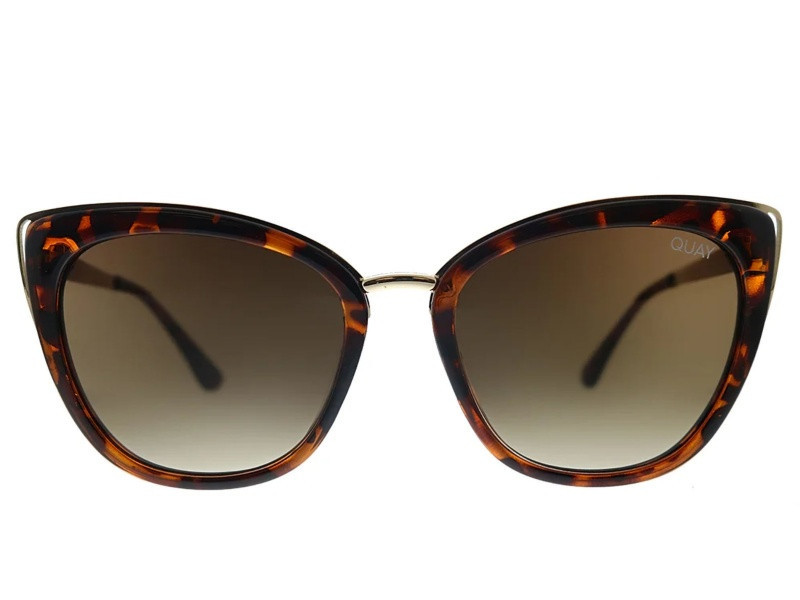 Quay Honey Tortoise Cat Eye Frame / Brown Lenses Sunglasses | JTV Jewelry